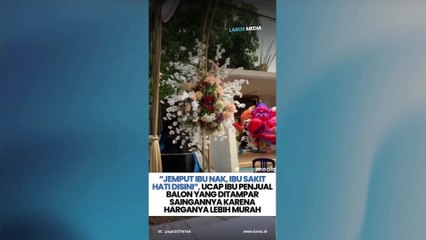 Ibu Penjual Balon Ditampar Pesaingnya di Acara Nikahan Karena Dagannya Lebih Murah