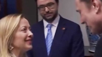 Meloni-Musk: il video dell'incontro a Washington