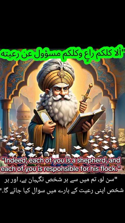 "جو حدیث آپ ذکر کر رہے ہیں وہ ایک مشہور نبوی حدیث کا حصہ ہے، اور اس کا مکمل نص جسے عبد اللہ بن عمر رضی اللہ عنہما نے روایت کیا ہے، یہ ہے کہ نبی صلی اللہ علیہ وسلم نے فرمایا:"