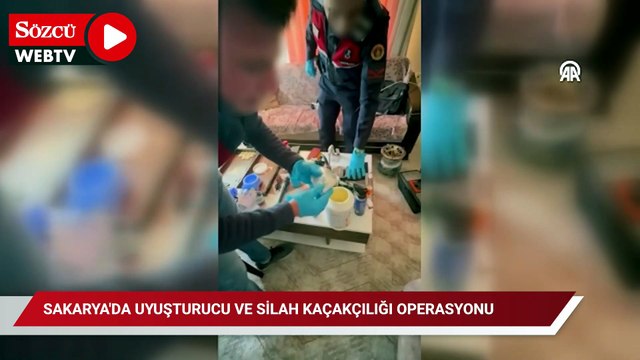 Sakarya'da uyuşturucu ve silah kaçakçılığı operasyonu