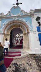Η Μελίνα Νικολαϊδη και ο Δημήτρης Φιντιρίκος στην Παναγιά της Τήνου