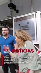 Una supuesta encargada del Metro fue retirada de su puesto por presentarse en estado de ebriedad. La SSC intervino y el STC aseguró que habrá cero tolerancia.