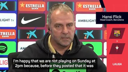 'It's a joke' - Flick demands to meet with LaLiga over schedule