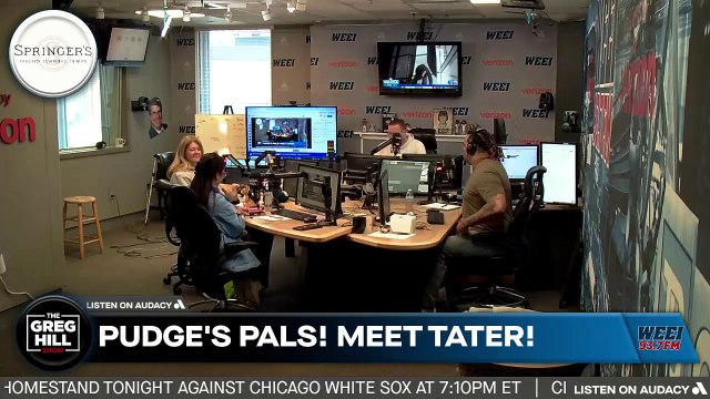 'Pudge's Pals' returns! Please welcome Tater! Tater is a 4-month-old, Boxer Lab Mix!