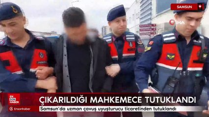 Samsun'da uzman çavuş uyuşturucu ticaretinden tutuklandı