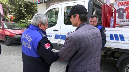 Atakum Belediyesi Zabıtası dilencilere geçit vermiyor