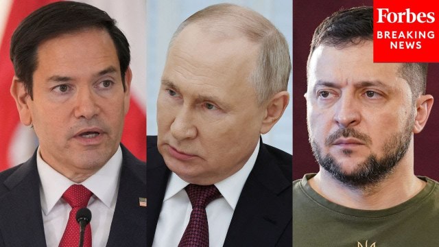 Secretary Of State Marco Rubio Says US Willing To Walk Away From Peace Talks Between Russia-Ukraine