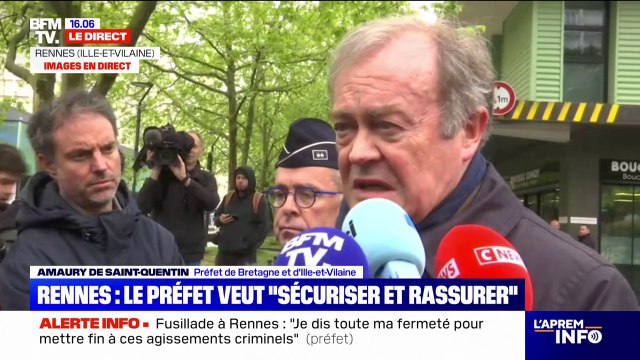 Fusillade à Rennes: Ça sera la tolérance zéro , affirme le préfet d'Ille-et-Vilaine