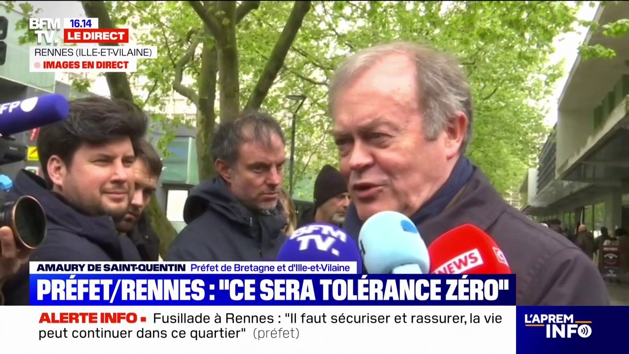 Fusillade à Rennes: "Toutes les personnes mise en cause sont connues des services de justice", annonce le préfet d'Ille-et-Vilaine