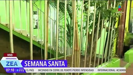 En vivo desde la Casa de los Ensayos donde reciben a los actores de la Pasión de Cristo de Iztapalapa