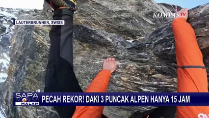 Cetak Rekor! 2 Pendaki Hojac dan Brugger Daki 3 Puncak Alpen Dalam 15 Jam 30 Menit