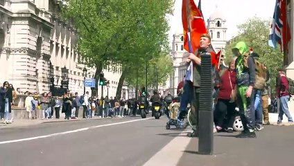 Veteran bikers protest to defend Northern Ireland Legacy Act