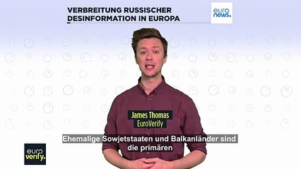 Welche europäischen Länder sind häufig Opfer russischer Desinformation?