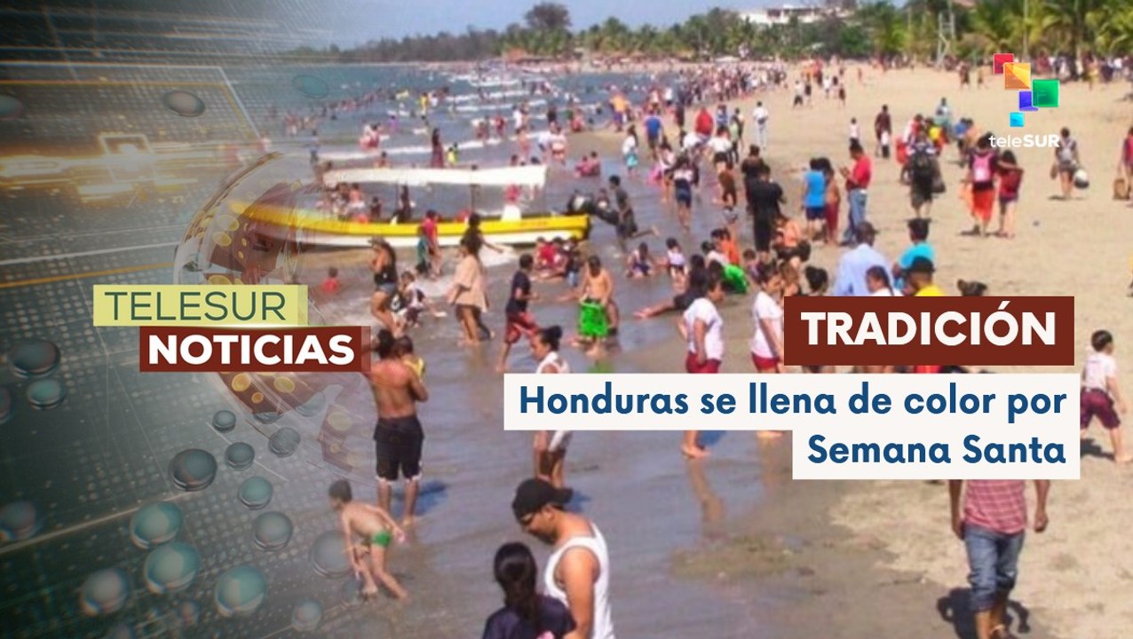 Hondureños disfrutan de las tradiciones religiosas de Semana Santa