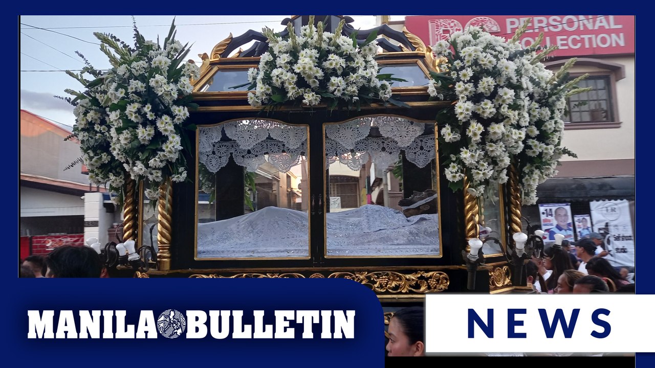 Catholics join 'Good Friday' procession in Pila, Laguna