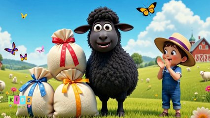Baa Baa Black Sheep | 3D Animated Nursery Rhyme | Learn with Fun Song #babablacksheep #kidscartoons