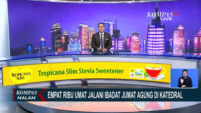 Gereja Katedral Jakarta Gelar 3 Sesi Ibadat Jumat Agung, Lebih Dari 4 Ribu Umat Hadir