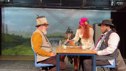 Steampunk tea duel at Chepstow