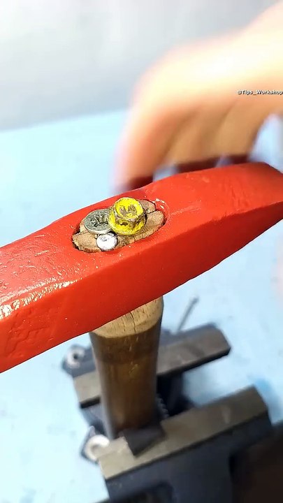 Unique Hammer Handle Making Tips and Tricks that Work Extremely well #shorts #diy #tips #tools