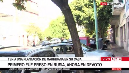 🚨 DETUVIERON A UN JOVEN CON UN CULTIVO MASIVO DE MARIHUANA EN SU CASA