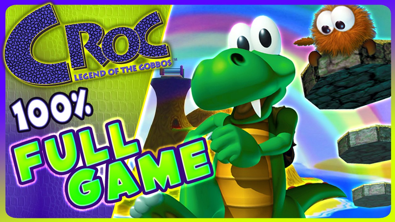 Croc Legend of the Gobbos FULL GAME 100% Longplay (PS5, PS1)