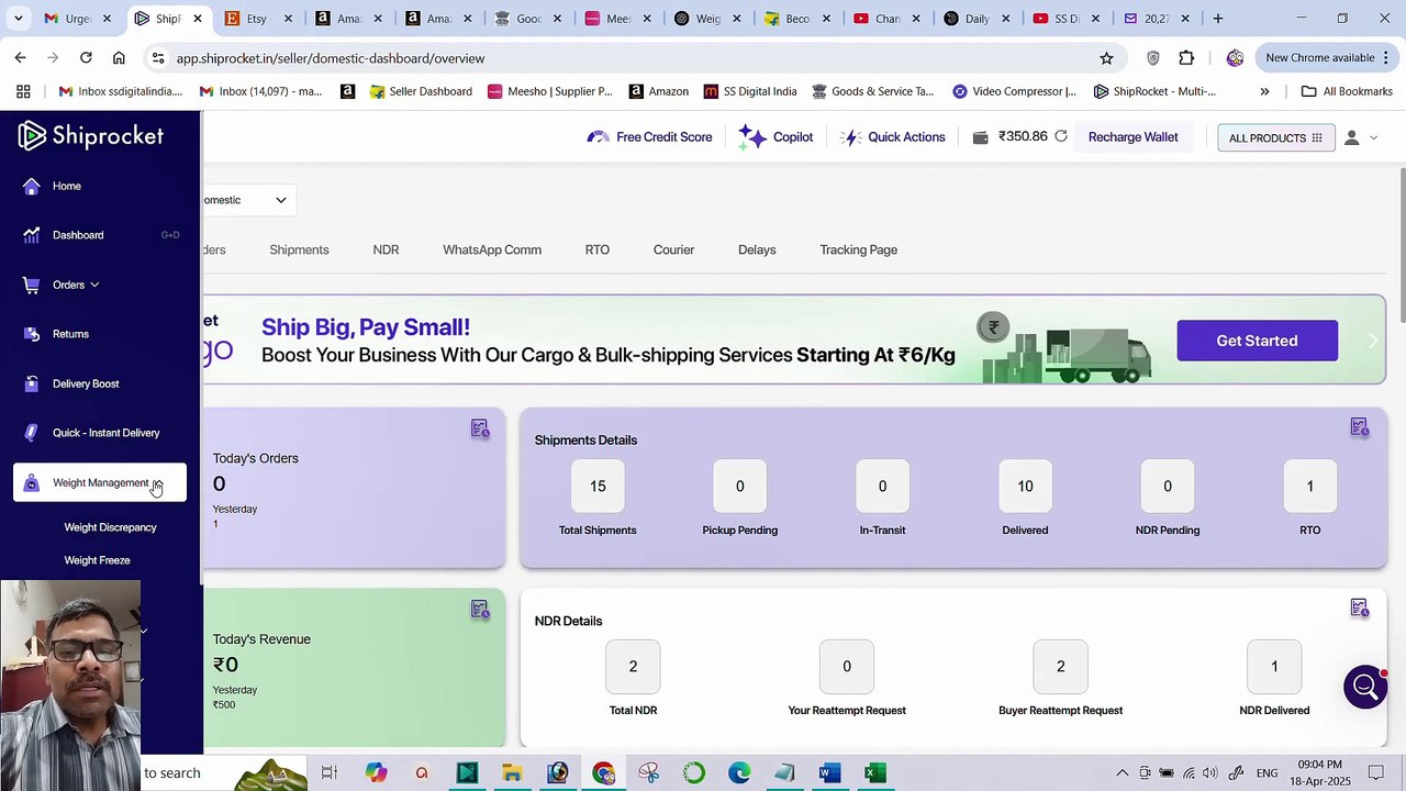 ShipRocket Shipment on Hold_ Here's What To Do! _ Weight Difference Explained !!!