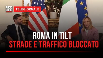 Vicepresidente Usa Vance a Roma, traffico bloccato ai Parioli