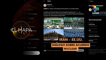 Escala 18-04-25: Irán celebra el día nacional del ejército con desfile militar