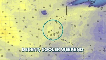 Weekend sunshine before next week turns warm, wet, and possibly stormy