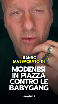 Robby Giusti - E' ora di scendere in piazza per dire basta alle BabyGang! (18.04.25)