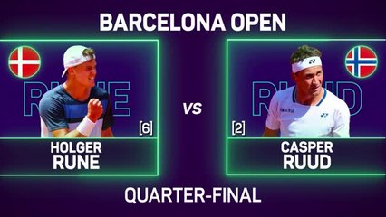 Rune beats defending champion Ruud in Barcelona