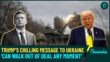 'We'll Take a Pass': Trump Threatens to Walk Away from Ukraine Peace Talks - Warns U.S Will Exit If…