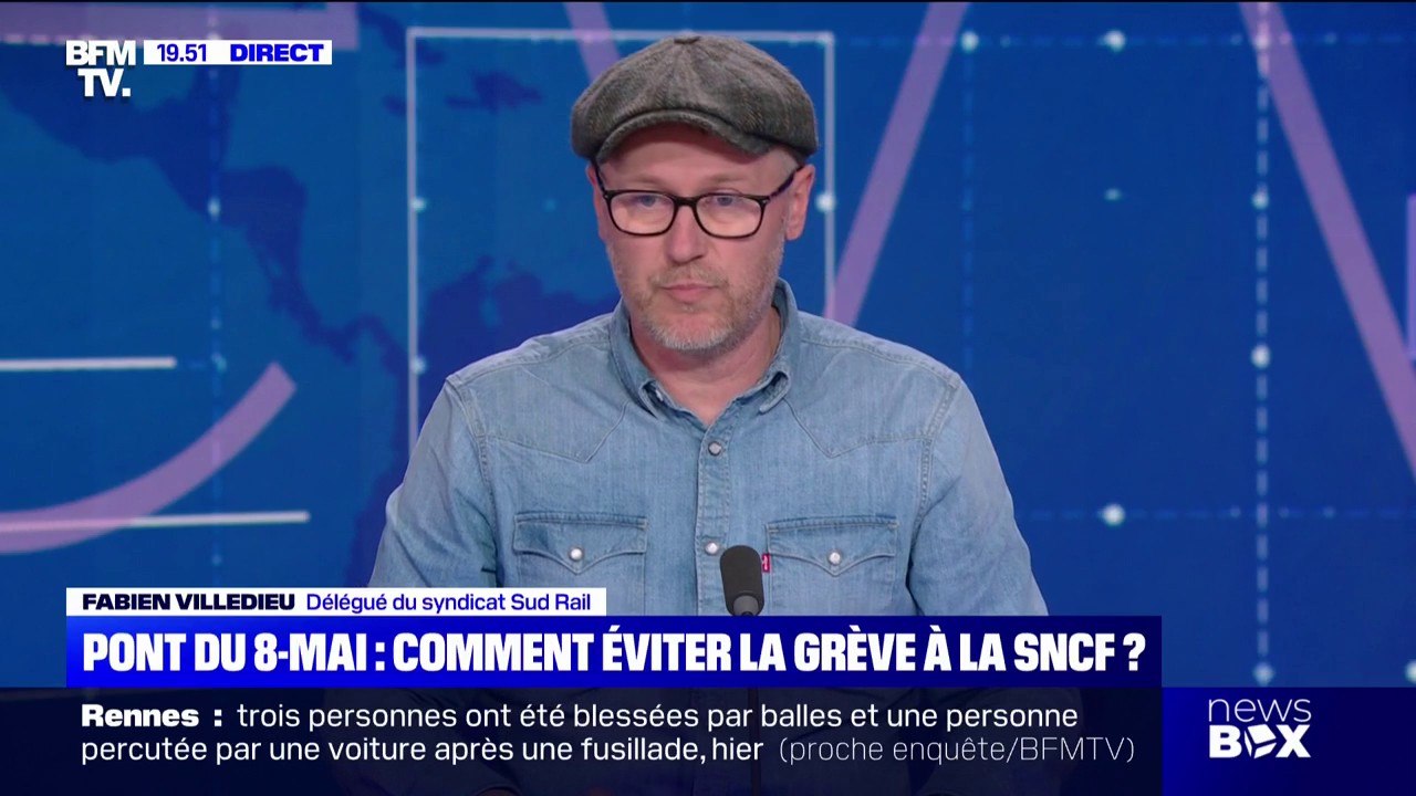 Menaces de grève à la SNCF: Fabien Villedieu, délégué syndical Sud Rail exprime ses "doutes" à propos de l'efficacité du dialogue social