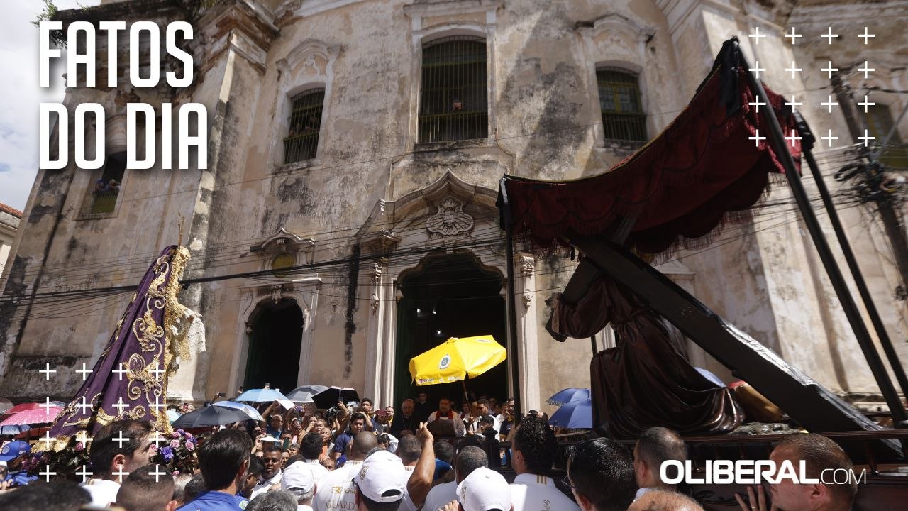 Sexta-feira Santa em Belém inicia com saída da procissão com a imagem do 'Senhor dos Passos'