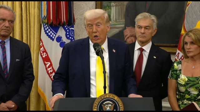 Svenimento nello Studio Ovale, interrotto il discorso di Trump