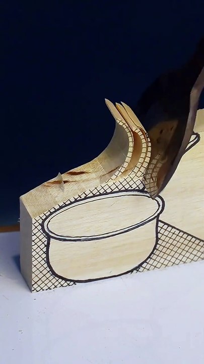 😱 So Satisfying Wood Carving
