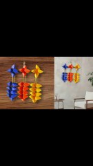 “DIY Wall Hanging Craft with Colorful Papers | Easy Room Decoration Idea”