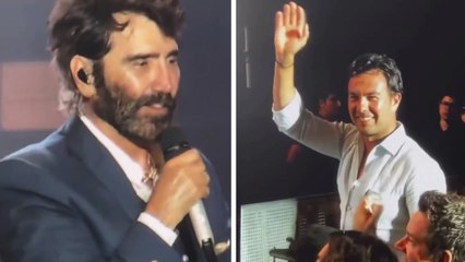 Sergio ''Checo'' Pérez brilla en el concierto de Alejandro Fernández y sorprende a sus fans