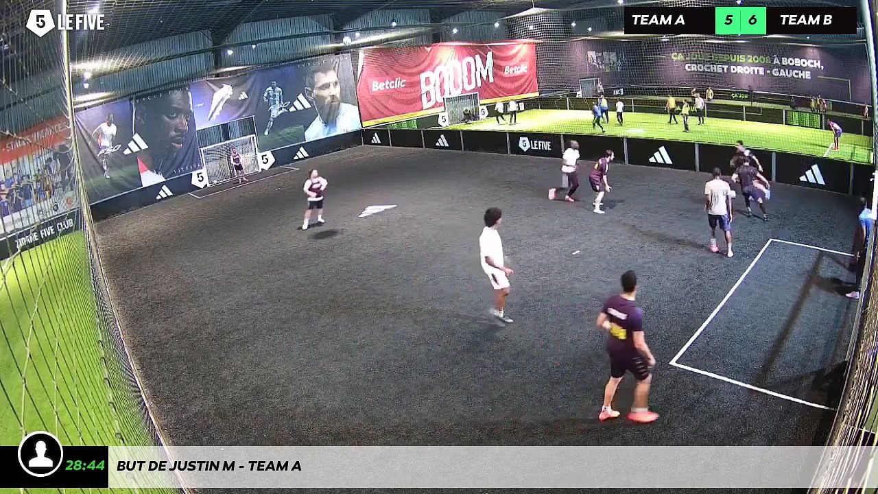 But de Justin M - Team A