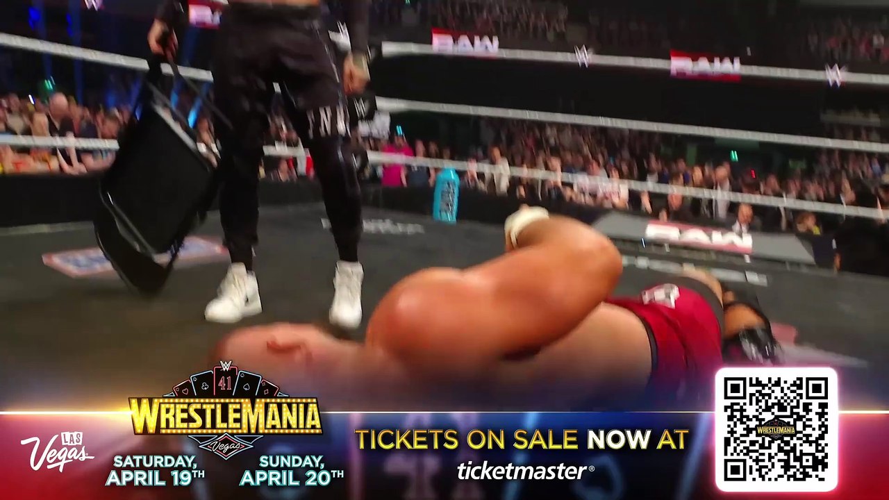 Judgment Day attack during match between Bron Breakker and Penta_ Raw highlights, March 24, 2025