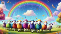 Baa Baa Rainbow Sheep | Popular Nursery Rhyme | Educational Kids Songs