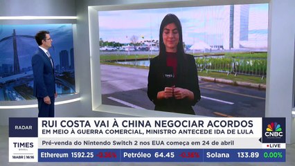 Ministro da Casa Civil vai à China em busca de reforço de parceria; Julia Lindner traz detalhes