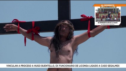 En una de las representación más impactantes del mundo ha sido crucificado más de 30 veces