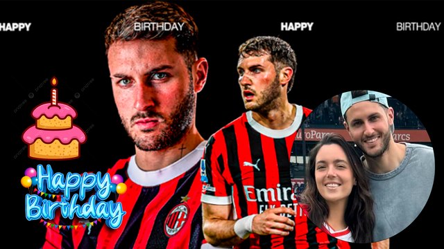 Santiago Giménez festeja su cumpleaños 24 junto a su familia y esposa en Milán