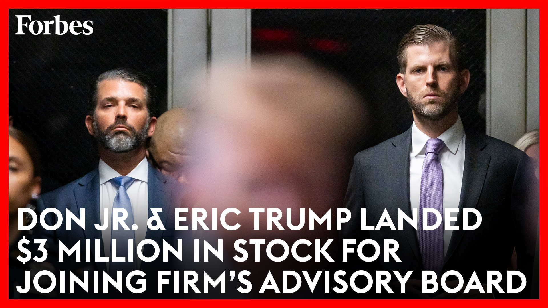 Here’s What We Know About Donald Trump’s Sons Landing M In Stock For Joining Firm’s Advisory Board