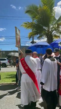 Católicos realizan Viacrucis viviente en República Dominicana este Viernes Santo