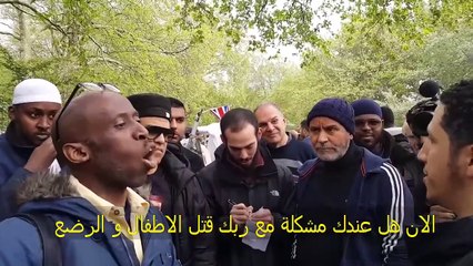 Shamsi faces a Christian missionary, Speakers' Corner _ شمسي يواجه مبشر مسيحي ركن المتحدثين