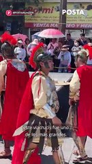 Viacrucis viviente más grande de Durango