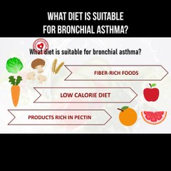 What diet is suitable for bronchial asthma?