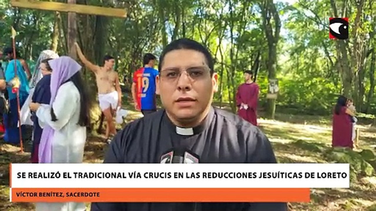 Se realizó el tradicional Vía Crucis en las Reducciones Jesuíticas de Loreto